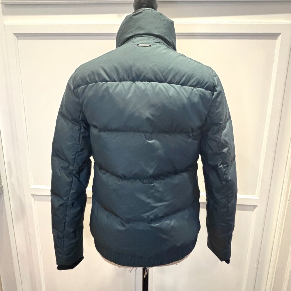 Athleta Green Down Women's Quilted Puffer Jacket Size XS - Picture 3 of 6